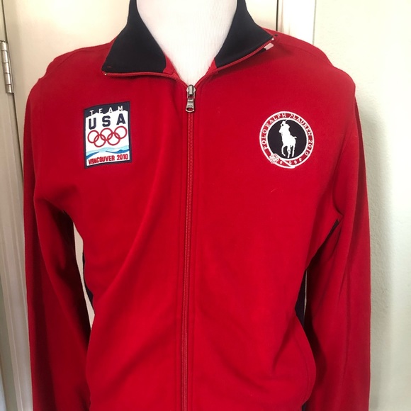 Ralph Lauren Longsleeve Team USA 2010 Olympics Zip - Picture 1 of 9